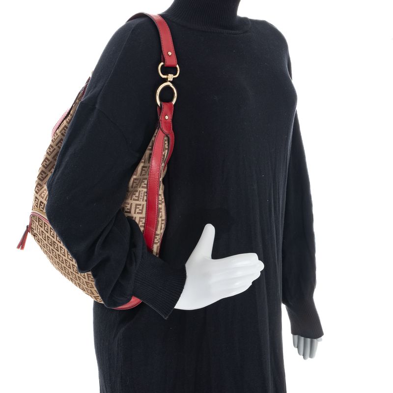 Bolsa-Fendi-Monograma-Bege-e-Vermelha