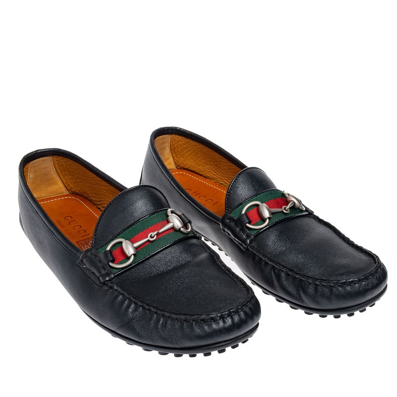 Mocassim-Gucci-Faixa-Web-Horsebit-Couro-Azul
