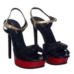 Sandalia-Saint-Laurent-Laco-Preto-e-Animal-Print
