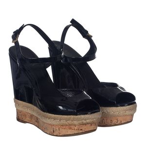 Anabela Gucci Verniz Preto