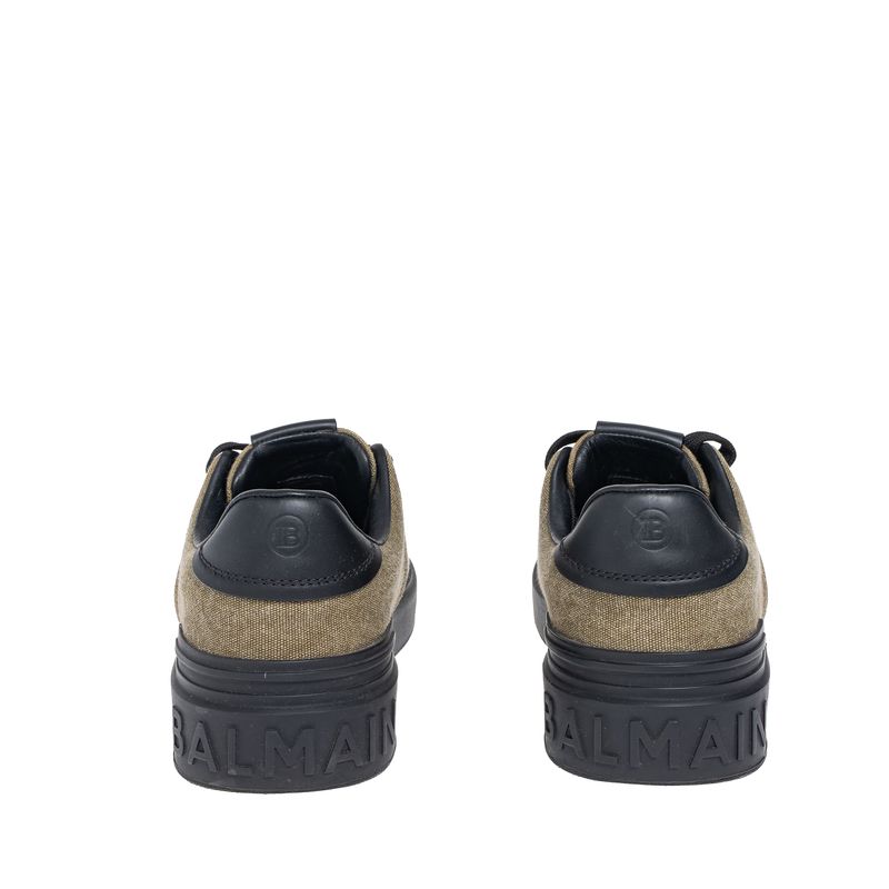 Tenis-Balmain-B-Court-Caqui
