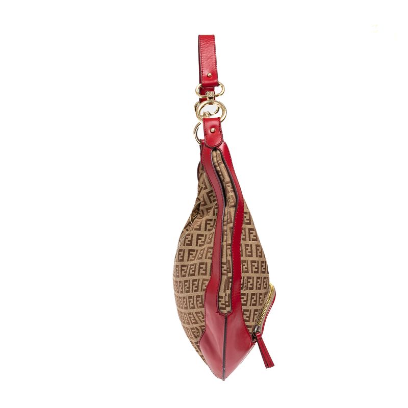 Bolsa-Fendi-Monograma-Bege-e-Vermelha