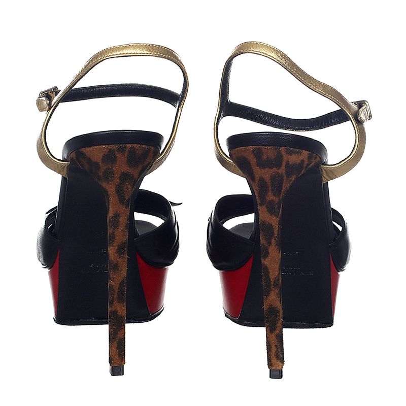 Sandalia-Saint-Laurent-Laco-Preto-e-Animal-Print