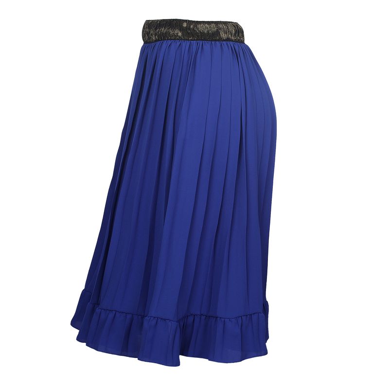 Saia-Isabela-Capeto-Plissada-Azul-