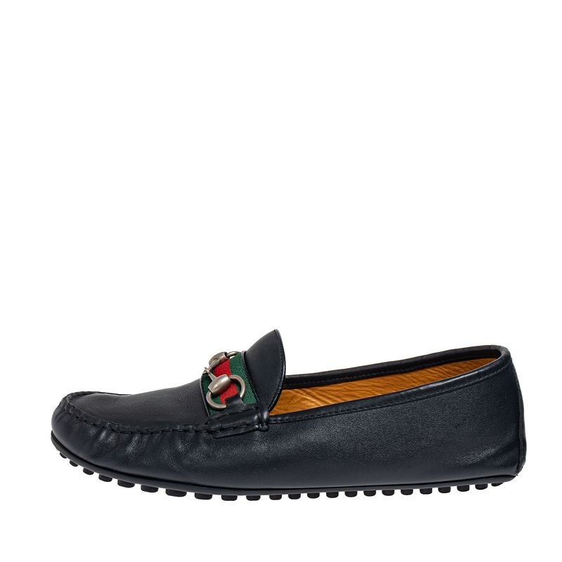 Mocassim-Gucci-Faixa-Web-Horsebit-Couro-Azul