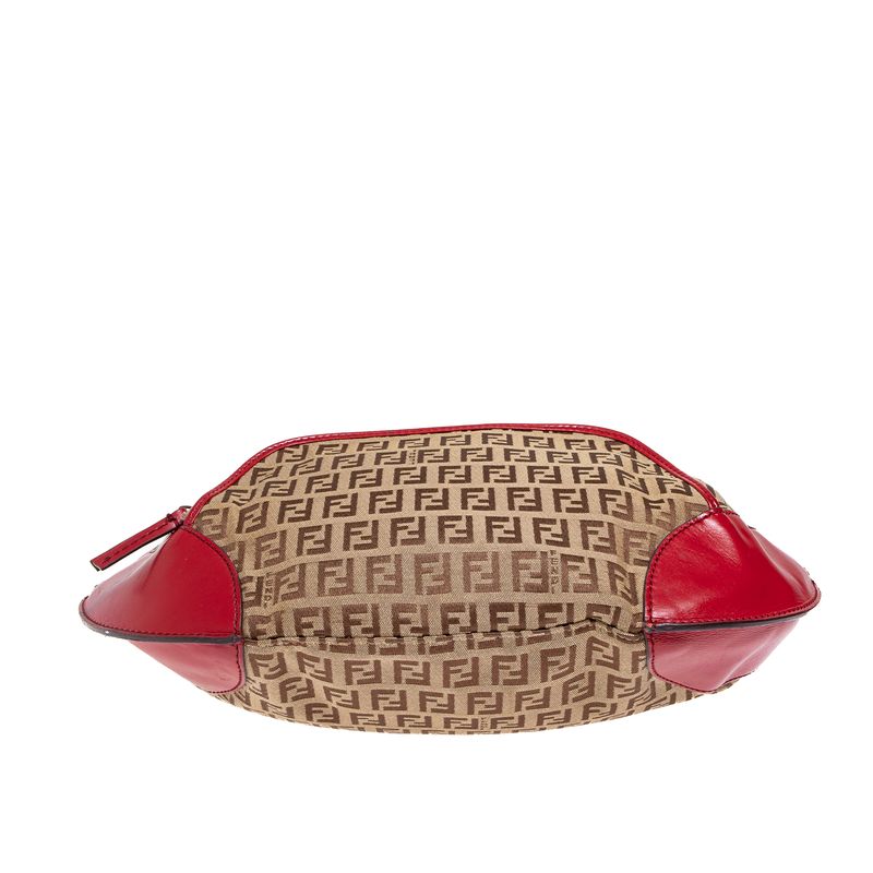 Bolsa-Fendi-Monograma-Bege-e-Vermelha