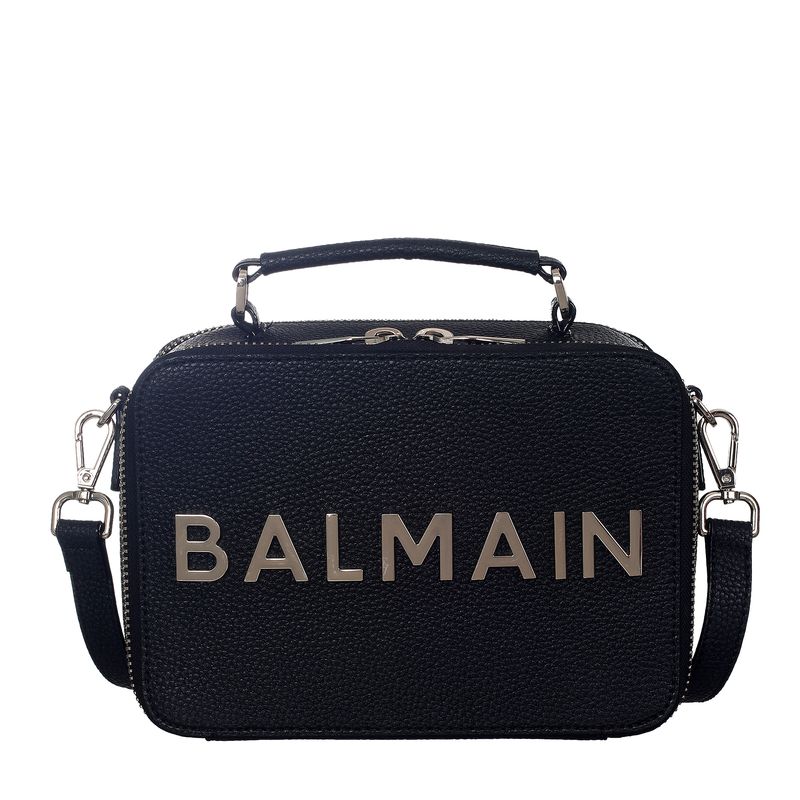 83847-Bolsa-Balmain-Logo-Couro-Preta-1