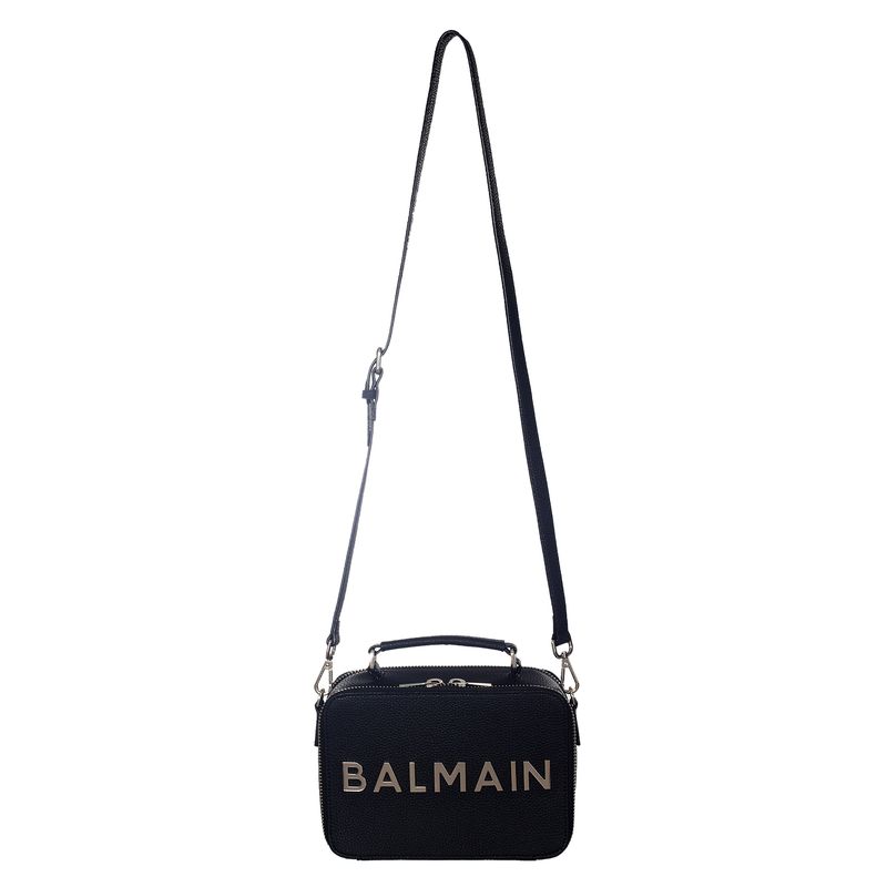 83847-Bolsa-Balmain-Logo-Couro-Preta-2