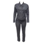 Conjunto-Celine-Sarja-Monograma-Azul
