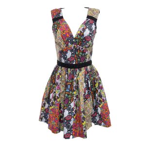 Vestido Prada Algodão Estampado