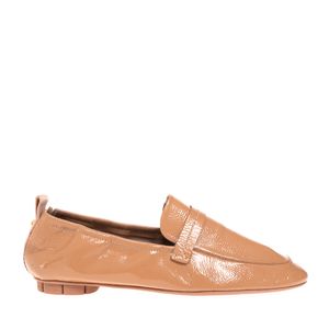 Mocassim Salvatore Ferragamo Verniz Bege