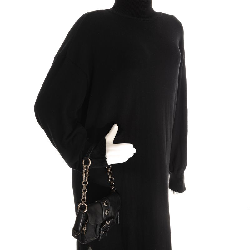 Bolsa-Prada-Baguette-Couro-Preta