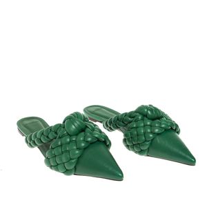 Mule Alexandre Birman Bico Fino Verde