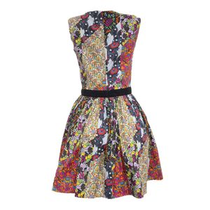 Vestido Prada Algodão Estampado