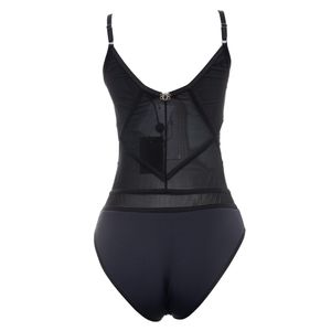 Body BoBô Renata Alça Tule Preto