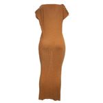 Vestido-Sonia-Rykiel-Trico-Dourado