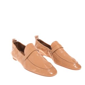 Mocassim Salvatore Ferragamo Verniz Bege