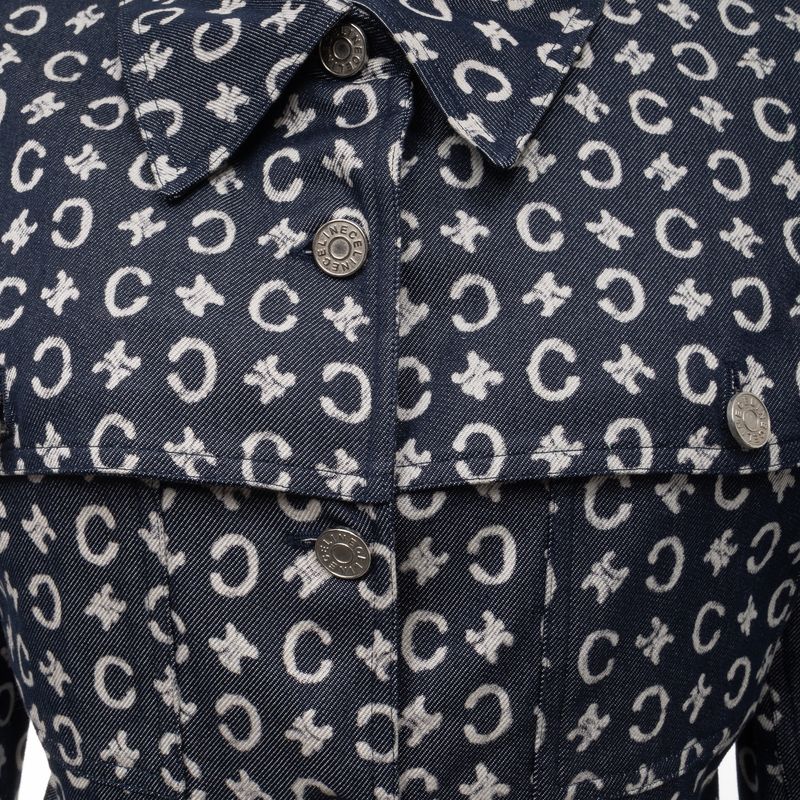 Conjunto-Celine-Sarja-Monograma-Azul