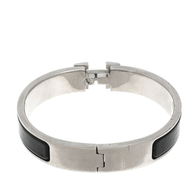 Bracelete-Hermes-Clic-H-Preto