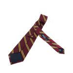 Gravata-Polo-Ralph-Lauren-Seda-Listrada-Bordo-Amarela-e-Azul