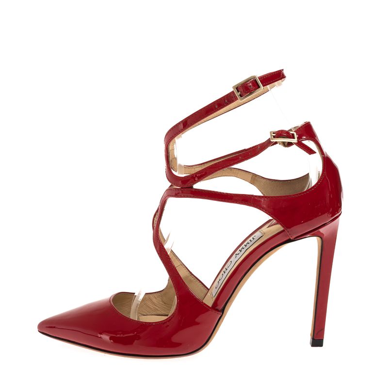 Sandalia-Jimmy-Choo-Azia-Verniz-Vermelha