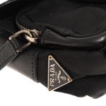 Bolsa-Prada-Baguette-Couro-Preta