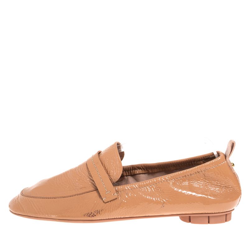 Mocassim-Salvatore-Ferragamo-Verniz-Bege