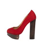 Sapato-Charlotte-Olympia-Tecido-Vermelho