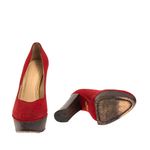 Sapato-Charlotte-Olympia-Tecido-Vermelho