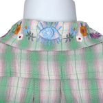 Camisa-Algodao-Verde-e-Roxa-Bordada