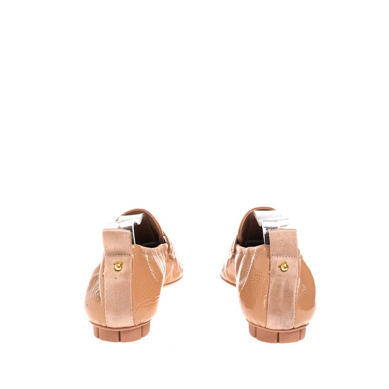 Mocassim-Salvatore-Ferragamo-Verniz-Bege