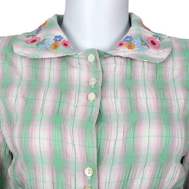 Camisa-Algodao-Verde-e-Roxa-Bordada