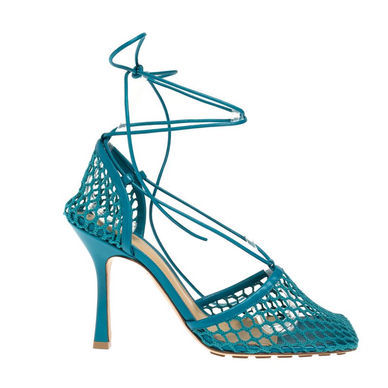 Sandalia-Bottega-Veneta-Stretch-Azul