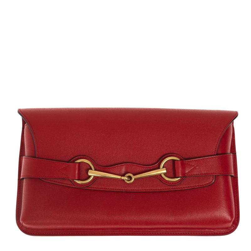 Bolsa-Clutch-Gucci-Bright-Bit-Couro-Vermelha