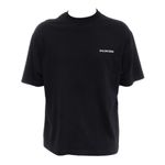 Camiseta-Balenciaga-Logo-Preta