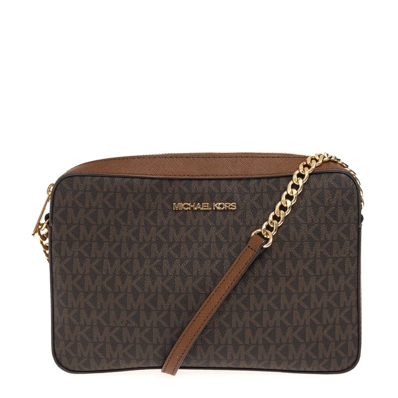 Bolsa-Michael-Kors-Transversal-Monograma-Marrom