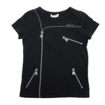 Camiseta-Gucci-Infantil-Estampa-Ziper-Preta