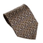 Gravata-Gucci-Marrom-Estampada