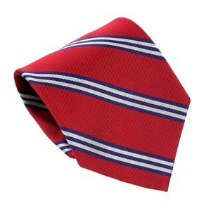 Gravata Brooks Brothers Listras Vermelha e Azul