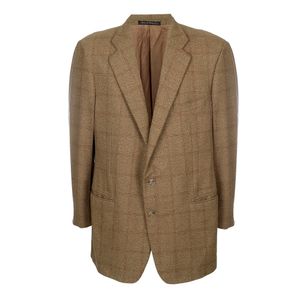 Blazer Ermenegildo Zegna Lã e Cashmere Bege