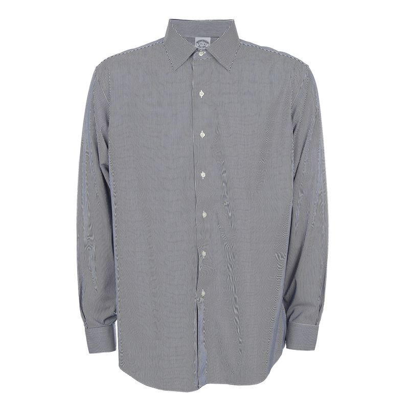 Camisa-Brooks-Brothers-Listrada-Azul-e-Branco-