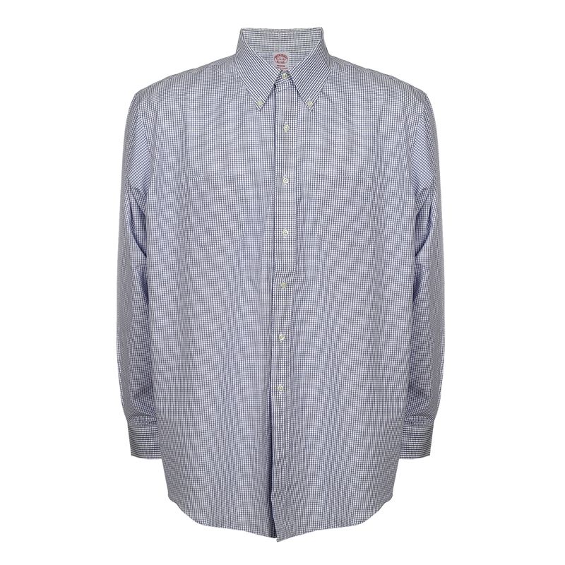 Camisa-Brooks-Brothers-Quadriculada-Bicolor-