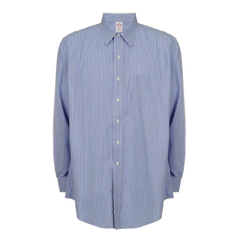 Camisa-Brooks-Brothers-Listras-Azul--