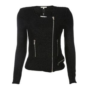 Jaqueta Maje Lurex Preta