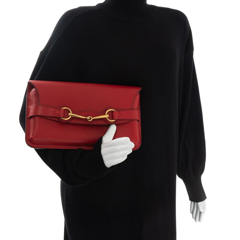 Bolsa-Clutch-Gucci-Bright-Bit-Couro-Vermelha