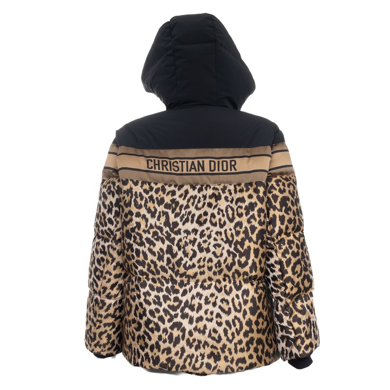Casaco-Christian-Dior-Puffer-Animal-Print