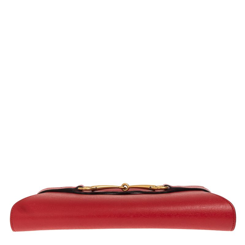 Bolsa-Clutch-Gucci-Bright-Bit-Couro-Vermelha