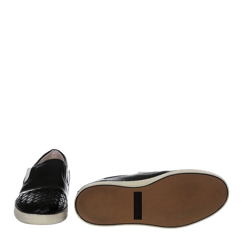 Slip-On-Bottega-Venetta-Preto-e-Branco