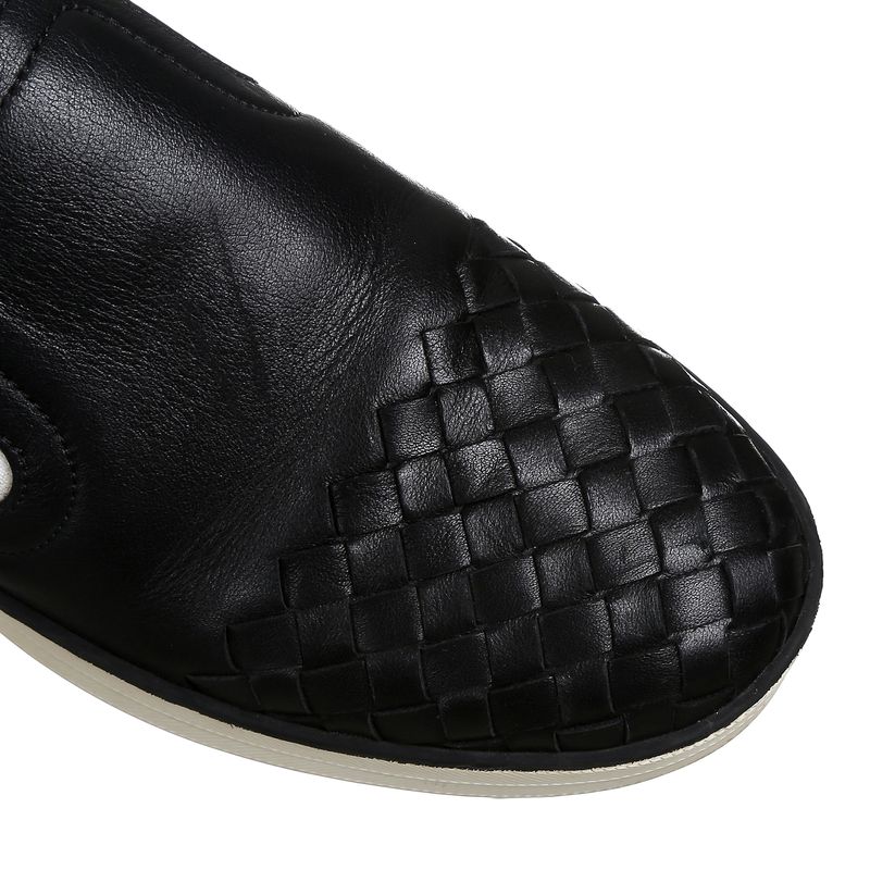 Slip-On-Bottega-Venetta-Preto-e-Branco