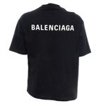 Camiseta-Balenciaga-Logo-Preta